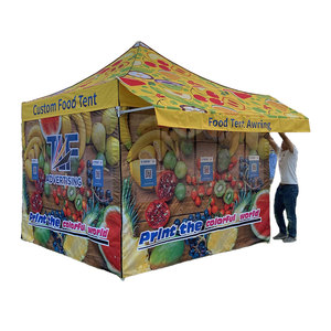Tlfadvertising 3x3M 3x4.5M 3x6m lớn có thể gập lại tùy chỉnh thiết kế thực phẩm nhà bếp tổ chức sự kiện thị trường ngoài trời gian hàng Lều triển lãm thương mại lều - Product Image 4