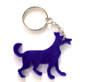 Promotional Dog Shape Bottle Opener Keychains Customized Logo Metal Pet Lover Gift