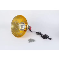 Lampe chauffante infrarouge haute puissance pour porcelets 110V-220V à prix d'usine - Lampe de couvaison pour bétail avec dissipateur de chaleur en aluminium