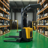 Gerbeur électrique à jambes larges réglables ou fixes JG 1500 kg 1,5 tonne avec certification CE