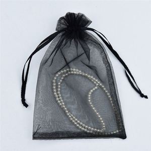 Customized Logo Recyclable Organza Storage Gift <b>Pouch</b> <b>Drawstring</b> Bag - Product Image 4
