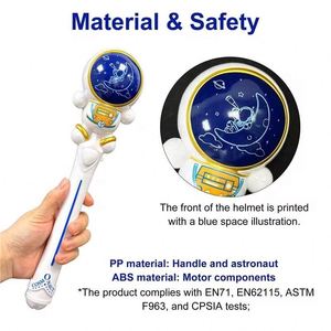 OEM 9 <b>LED</b> Spaceman Spinning Wand Light up Galaxy Projector Toy Kids Birthday Concert Party Favor Summer Wholesale - Product Image 5