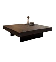 Table basse de style moderne meuble carré en bois massif trou table basse en pierre table basse en bois dans le salon