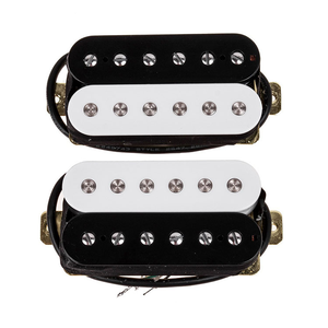 Micro de <span class=keywords><strong>guitare</strong></span> humbucker à <span class=keywords><strong>double</strong></span> bobine Alinico 5 noir blanc personnalisé pour pièces de <span class=keywords><strong>guitare</strong></span> électrique - Product Image 2