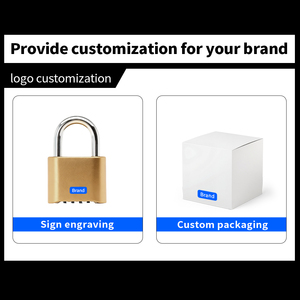 Ổ khóa kết hợp bảo mật bốn chữ số chất lượng cao không thấm nước không rỉ sét mã đáy nhựa hợp kim nhôm mới để sử dụng ngoài trời - Product Image 4