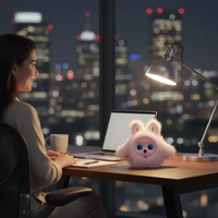 Robot poupée IA intelligente CBYD sous Linux avec caméra, capteur tactile, compagnon émotionnel, animal de compagnie interactif, texture douce, Wi-Fi pour enfants