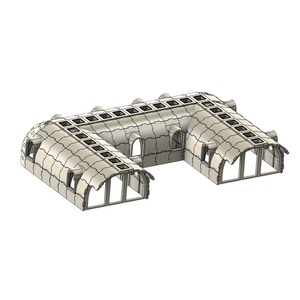 Maisons en dôme EPS de conception simple, conçues pour les zones résidentielles, avec un aspect moderne, un intérieur confortable et une construction robuste. - Product Image 4