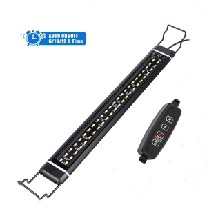 Lumière d'<span class=keywords><strong>aquarium</strong></span> rectangulaire en alliage d'aluminium étanche à l'eau salée 36W 72 <span class=keywords><strong>LED</strong></span> avec 48 ampoules blanches, 12 bleues, 6 rouges, 6 vertes - Product Image 1