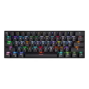 Teclado 60 Porcento sessiz klavye mekanik en iyi Mini kompakt bilgisayar siyah oyun klavye