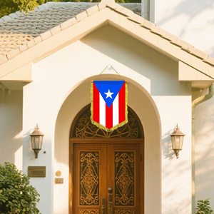 Mini 20x30cm Pennant Car Flags Puerto Rico Wall Decor Display Accessories <b>Small</b> Ornaments for Hanging - Product Image 3