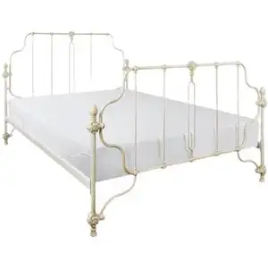 Queen Size Modern Platform Bett rahmen mit Vintage Kopfteil Starke Metall latten stütze Einfache Montage Kein Box spring erforderlich