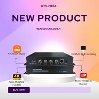 Encodeur SDI 4CH H.265 pour la diffusion en direct IPTV OTT