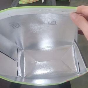 Sac isotherme réutilisable en non-tissé imprimé sur mesure pour la livraison de repas en gros - Product Image 4