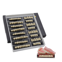 Dents en résine acrylique multicouche OEM d'usine, dents synthétiques en résine acrylique composite pour prothèses dentaires
