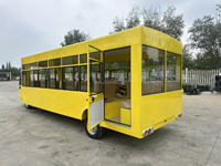 Bus scolaire/transport d'étudiants électrique RENQI neuf de marque chinoise à prix réduit, 30 places, batterie 72V200AH, pour groupes de taille moyenne et événements