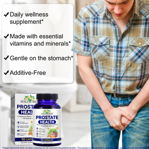 SOLOTREE Complément alimentaire sans gluten pour la santé des voies urinaires, l'équilibre de la vessie et la santé de la prostate, capsules avec du palmier nain pour hommes - Product Image 5