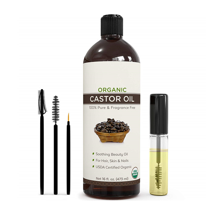 Фирменная марка jamican, черное касторовое масло, сыворотка для роста ресниц, чистое гидрогенализированное касторовое масло, черное касторовое масло