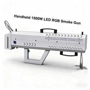 Igracite יד להחזיק יד עשן מסיבת אקדח 1500w rgb הוביל אוויר ערפל אקדח חתונה אירוע נישואים מועדון לילה Dj - Product Image 4