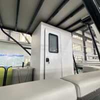 Bateau ponton double pont en aluminium Allhouse Coastal King de 30 pieds avec salon de bain de soleil supérieur et plateforme d'accès inférieure