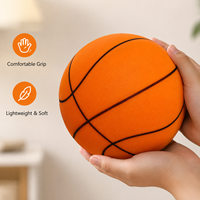 Ballon de basket en mousse PU Elite taille 7 de 29,5" - 340 g, léger, respirant, durable, résistant à l'eau, silencieux, pour en