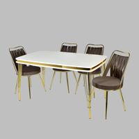 Ensemble de table extensible avec 4 chaises, design népalais, meilleurs prix, meubles de salle à manger, produit le plus vendu, élégant et économique