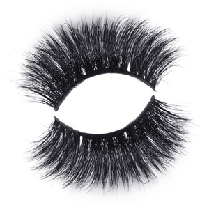 Private Label Wispy C Curl 18-20mm <span class=keywords><strong>DK</strong></span> Flauschige Echte Nerz-Wimpern 1 Paar Dramatische Natürliche Falsche Wimpernbänder Anbieter - Product Image 2