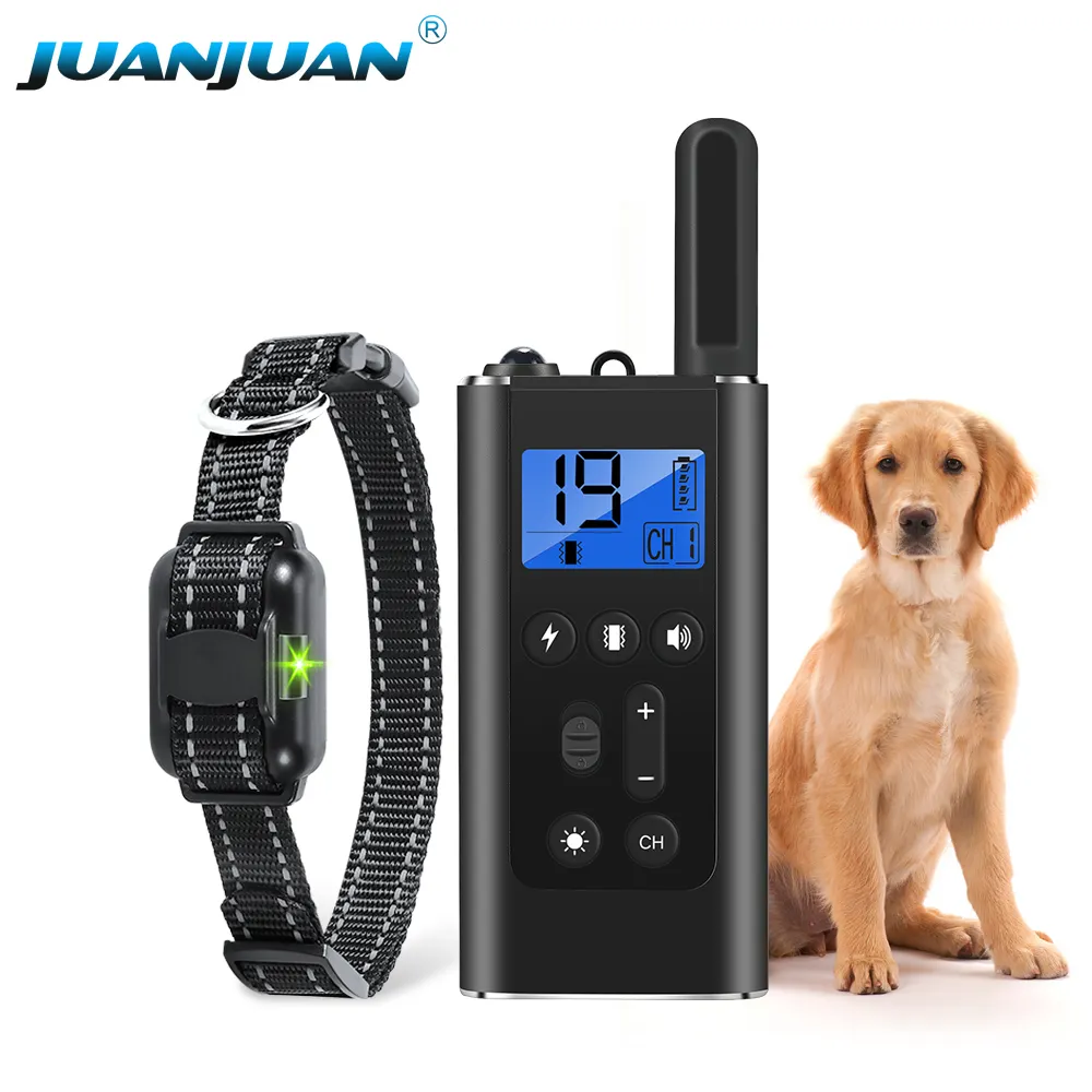 800m Rechargeable Étanche LED Pet Supplies Produits Télécommande Smart Dispositif de Formation de Chien Collier