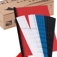 Peignes de reliure en plastique A4 de haute qualité à 10 trous, 3 mm, 5 mm, 10 mm, noirs, bleus, blancs, bandes de reliure, fournitures de reliure de bureau