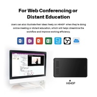Tablette graphique professionnelle HUION H640P Inspiroy 6 Caliente Llaves pour dessin et conception numérique