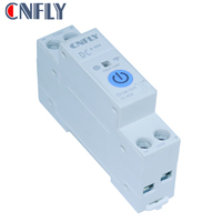 Interrupteur intelligent sans fil WiFi TUYA 1P+N MCB DC 8-90V avec télécommande, minuterie marche/arrêt, système photovoltaïque