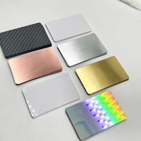 Nouvelles cartes en plastique PVC holographiques de haute qualité CR80, imperméables et vierges