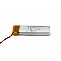 Batterie lithium-ion WLY de haute qualité 401035 110mAh, batterie polymère rechargeable pour équipement mécanique