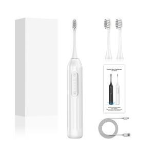 USB Rechargeable 2-in-1 Teeth Whitening Vibrating Water IPX7 Waterproof Soft for Daily Oral Hygiene - Product Image 2