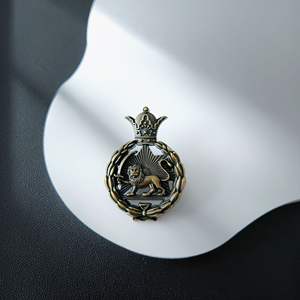 Ding Yi <span class=keywords><strong>Guess</strong></span> You Like Custom Metal Badge Pin Cartoon Cute Roundness Fairy Smile Souvenir Badge Pin de solapa - Product Image 3