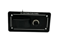 Panneau d'interrupteurs à bascule en aluminium 12-24V pour applications marines et industrielles