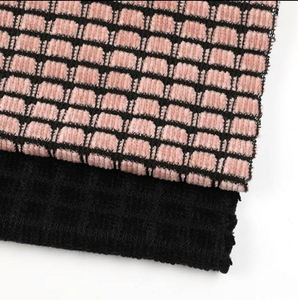 Tissu Jacquard Chenille Teint en Fil 100% Polyester 300gsm Tricoté Anti-statique Occultant de Haute Qualité Super Doux et Ignifuge pour Canapé - Product Image 6