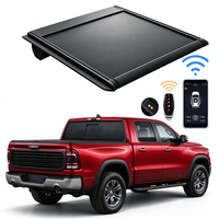 Couverture de benne de camionnette 4x4 personnalisée en alliage d'aluminium 2026, électrique, rétractable, étanche, avec verrouillage, type volet roulant rigide