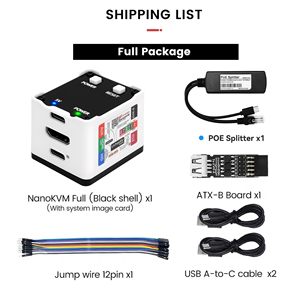 Serveur <span class=keywords><strong>de</strong></span> maintenance et <span class=keywords><strong>de</strong></span> contrô<span class=keywords><strong>le</strong></span> à distance AIsmartlink Sipeed IP-KVM Mini, 2 Gbit 256 Mo DDR3 RISC-V Linux - Product Image 2