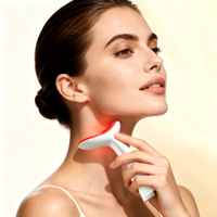 Appareil de beauté PVD 4 modes fonctionnels pour le cou et le visage, soin de la peau sûr et doux, qualité salon à domicile