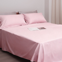 Parure de lit 3 pièces HFW 100 % coton 300 fils, motif végétal moderne, drap-housse inclus, personnalisable OEM, vente en gros, écologique