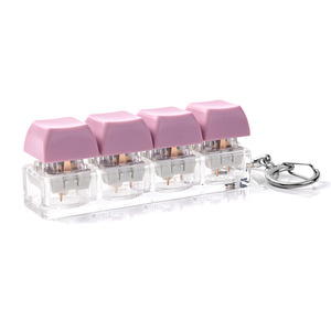 Mechanical Keyboard Switch Keychain Fidget <b>Toy</b> Stress Relief Sensory <b>Desk</b> Accessory Feel Portable Clicker for Office - Product Image 4