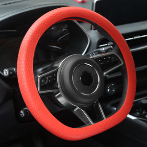 Funda de silicona antideslizante para <span class=keywords><strong>volante</strong></span> de coche, accesorios coloridos para Interior de coche, 33-38cm - Product Image 4