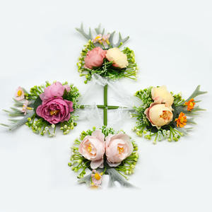 สร้อยข้อมือเพื่อนเจ้าสาวดอกไม้ดอกกุหลาบสำหรับงานแต่งงานงานปาร์ตี้ - Product Image 3