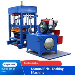 Máquina Hidráulica Personalizable para Exportación, Estándar, para Arcilla, QTF4-28, con PLC, Motor, Caja de Cambios y Bomba, Prensa de Bloques Huecos con Orificio Cuadrado - Product Image 1