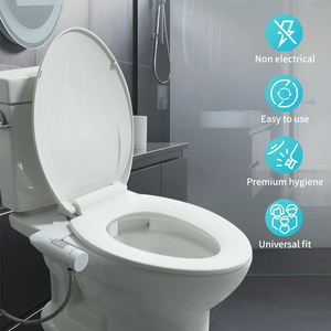 Custom Logo Bathroom <strong>Toilet</strong> Seat <strong>Bidet</strong> Attachment Ultra-Slim Dual Retractable Nozzle ABS <strong>Bidet</strong> Toilette Cold Water <strong>Toilet</strong> <strong>Bidet</strong> - Product Image 2