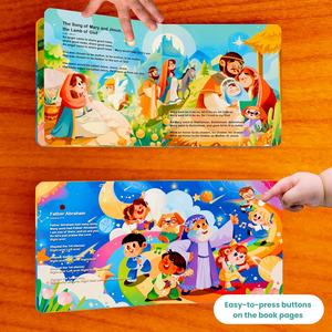 Libro de Sonidos con Historias de Héroes Bíblicos y 8 Canciones, Juguete Musical para el Aprendizaje Infantil, Libro Interactivo con Sonidos - Product Image 5