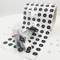 Prix d'usine, vente en gros, autocollant adhésif imperméable en PP personnalisé en rouleau pour étiquettes d'emballage cosmétique