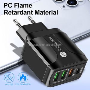 PD Charger 36W USA EU UK Charger <b>Plug</b> USB Multi-port <b>Adapter</b> 5V3A for IPhone14 13 12 QC3.0 Fast Charge - Product Image 5