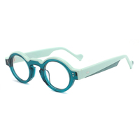 Gafas Ópticas Laminadas al por Mayor con Montura de Acetato Grueso de Alta Calidad, Diseño de Moda Vintage 2026