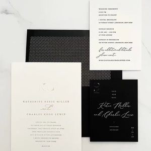 Inviti Matrimoniali Personalizzati <span class=keywords><strong>di</strong></span> Alta Gamma, Biglietti d'Auguri Premium, Cartoline Stampate su Cartoncino <span class=keywords><strong>di</strong></span> Cotone Goffrato e Texturizzato - Product Image 4